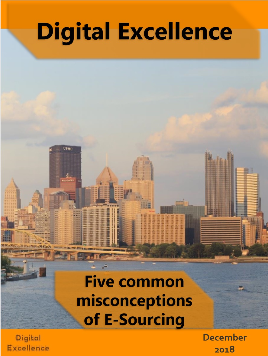 Esourcing misconceptions white paper: Let's climb to the top together